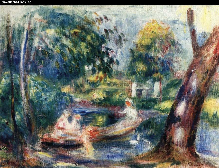 Pierre Renoir Landscape with River
